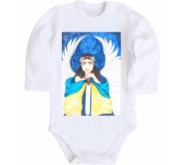 Детский боди Дівчина ангел України