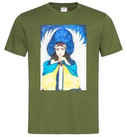 Чоловіча футболка Дівчина ангел України Чоловіча футболка Дівчина ангел України