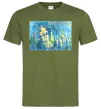 Чоловіча футболка Переможемо Оливковий фото