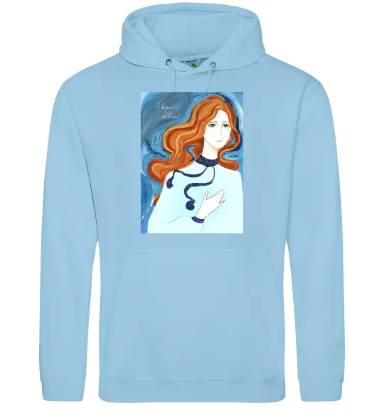 Чоловіча толстовка (худі) Поверніться живими Блакитний фото