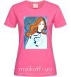 Женская футболка Поверніться живими Ярко-розовый фото