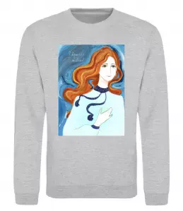 Свитшот Поверніться живими Серый меланж фото