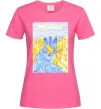 Жіноча футболка Україна це ти Яскраво-рожевий фото