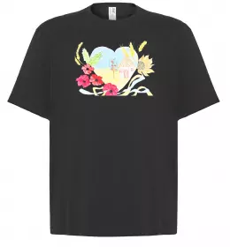 Футболка Оверсайз Руки та серце Белый фото