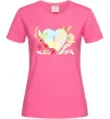 Жіноча футболка Українська хата Яскраво-рожевий фото