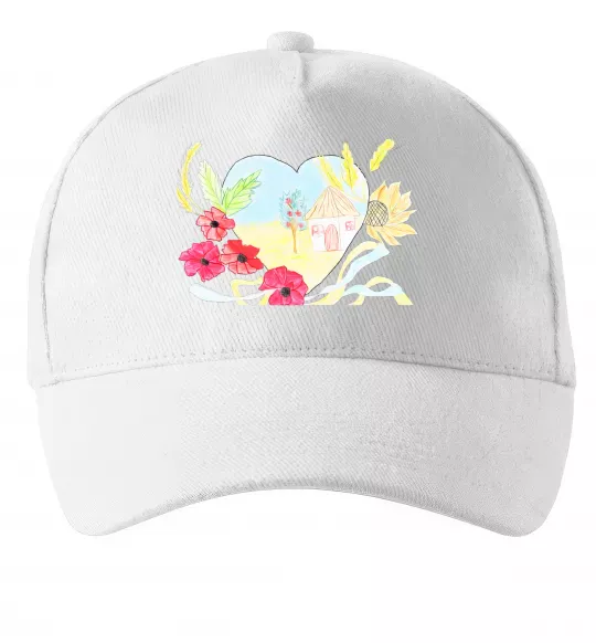 Кепка Українська хата Белый фото