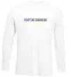 Лонгслив Fight like Ukraininan Белый Лонгслив Fight like Ukraininan Белый фото
