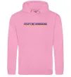 Чоловіча толстовка (худі) Fight like Ukraininan Рожевий фото