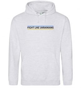 Чоловіча толстовка (худі) Fight like Ukraininan Чоловіча толстовка (худі) Fight like Ukraininan