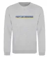Світшот Fight like Ukraininan Сірий меланж Світшот Fight like Ukraininan Сірий меланж фото