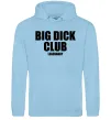 Чоловіча толстовка (худі) Big dick club legendary Блакитний фото