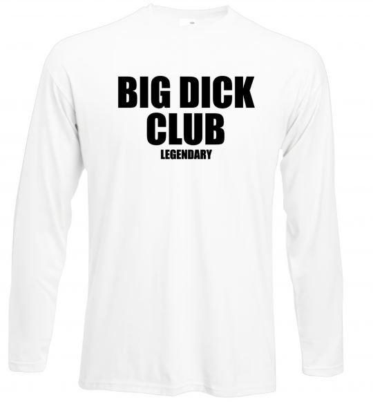 Реглан Big dick club legendary Белый фото