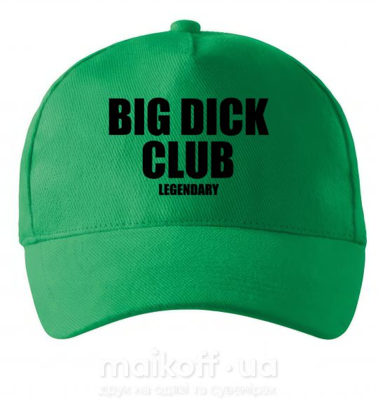 Кепка Big dick club legendary Зелений фото