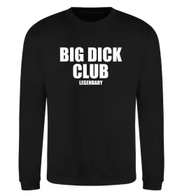 Свитшот Big dick club legendary Черный фото