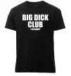 Мужская премиум футболка Big dick club legendary Черный фото