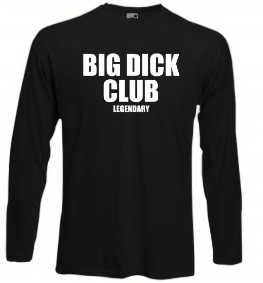 Лонгслів Big dick club legendary Чорний фото