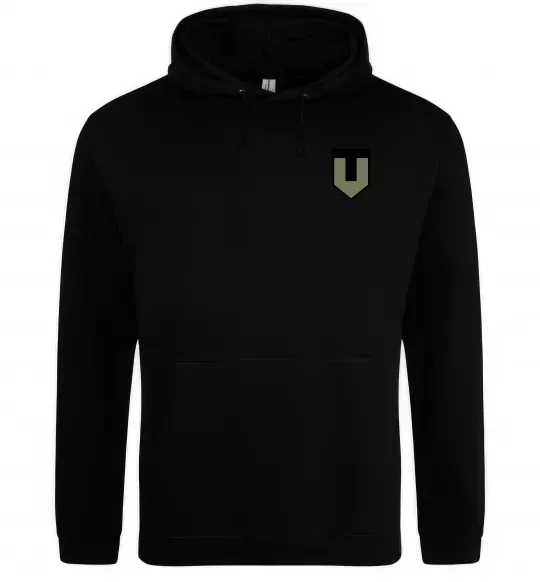 Чоловіча толстовка (худі) ТРО емблема Чорний фото