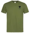 Чоловіча футболка ТРО емблема Оливковий Чоловіча футболка ТРО емблема Оливковий фото