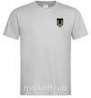 Мужская футболка ТРО емблема Серый фото