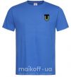 Мужская футболка ТРО емблема Ярко-синий фото