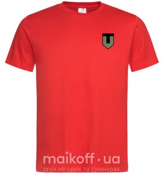 Чоловіча футболка ТРО емблема Червоний фото