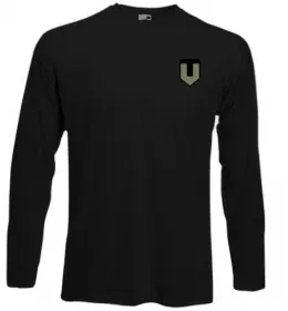 Лонгслив ТРО емблема Черный фото