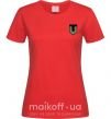 Женская футболка ТРО емблема Красный фото