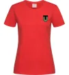 Женская футболка ТРО емблема Красный фото