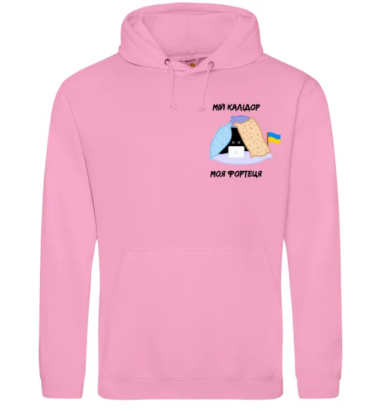 Чоловіча толстовка (худі) Мій калідор моя фортеця Рожевий фото