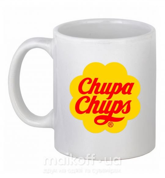 Чашка керамическая Chupa Chups Белый фото