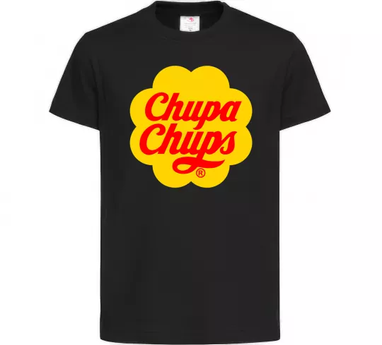 Дитяча футболка Chupa Chups Чорний фото