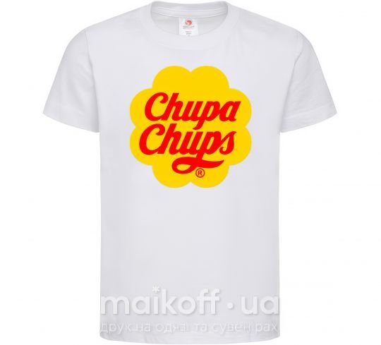 Дитяча футболка Chupa Chups Білий фото