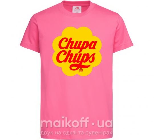 Детская футболка Chupa Chups Ярко-розовый фото