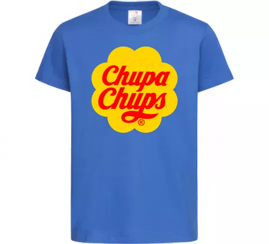 Дитяча футболка Chupa Chups Яскраво-синій фото