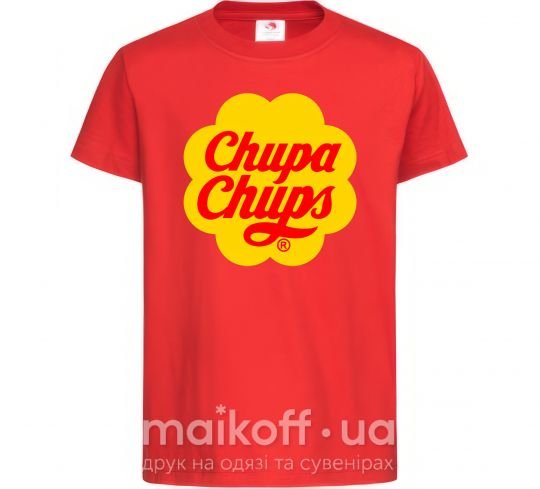 Дитяча футболка Chupa Chups Червоний фото