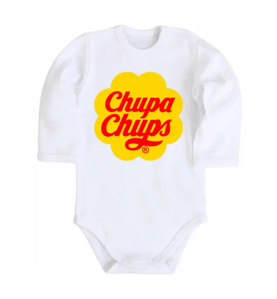 Дитячий бодік Chupa Chups Білий фото