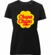 Жіноча преміум футболка Chupa Chups Чорний фото