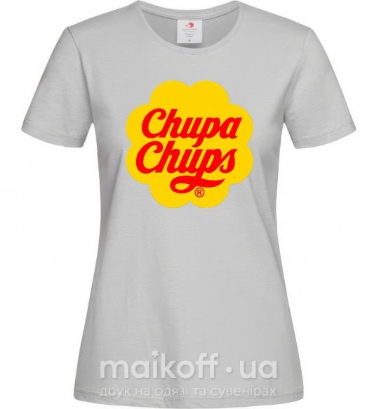 Женская футболка Chupa Chups Серый фото