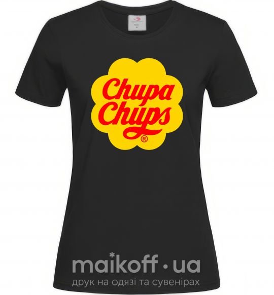Женская футболка Chupa Chups Черный фото