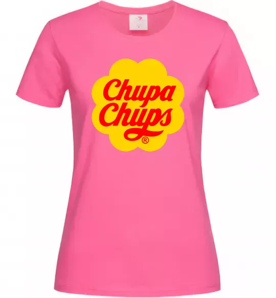 Женская футболка Chupa Chups Ярко-розовый фото