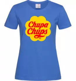 Жіноча футболка Chupa Chups Яскраво-синій фото