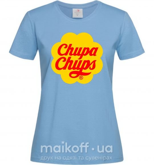 Жіноча футболка Chupa Chups Блакитний фото