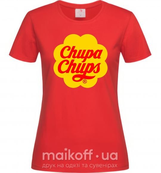 Жіноча футболка Chupa Chups Червоний фото