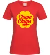 Женская футболка Chupa Chups Красный фото