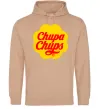 Мужская толстовка (худи) Chupa Chups Песочный фото