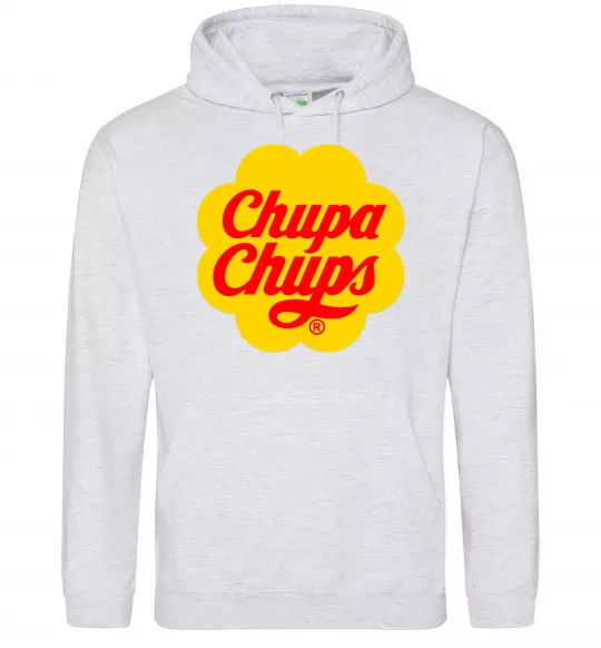 Женская толстовка (худи) Chupa Chups Серый меланж фото