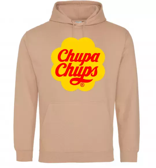 Женская толстовка (худи) Chupa Chups Песочный фото