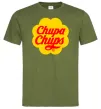 Мужская футболка Chupa Chups Оливковый фото