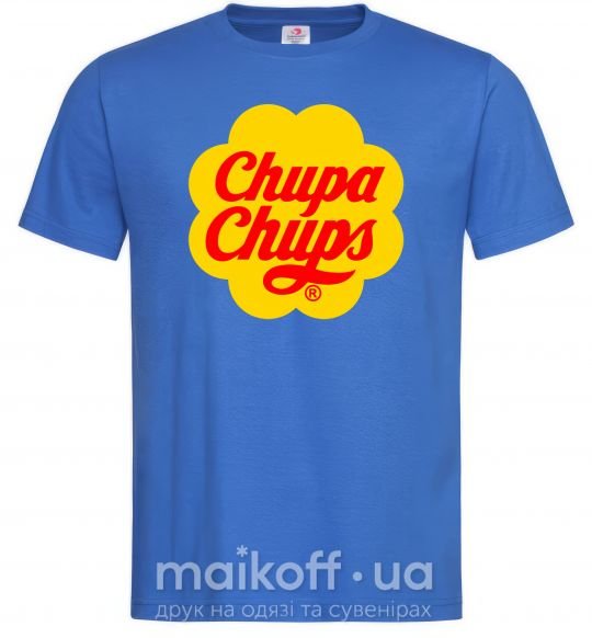 Чоловіча футболка Chupa Chups Яскраво-синій фото