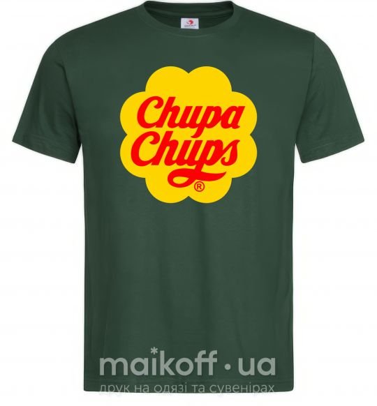 Чоловіча футболка Chupa Chups Темно-зелений фото